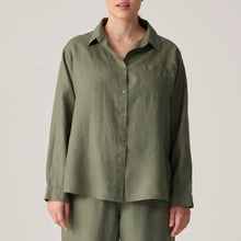 Load image into Gallery viewer, 100% Linen Shirt | Khaki
