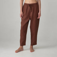 Load image into Gallery viewer, 100% Linen Pants | Cocoa
