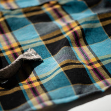 Load image into Gallery viewer, Recycled Cotton Check Apron | Blue
