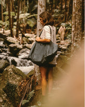Load image into Gallery viewer, Large Wax Utility Bag | Sea