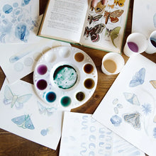 Load image into Gallery viewer, Paint With Coffee and Tea | Art Kit with Video Lesson