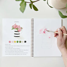 Load image into Gallery viewer, Watercolour Workbook | Bouquets
