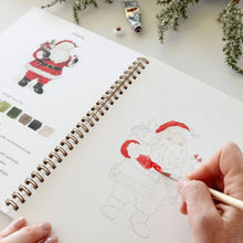 Load image into Gallery viewer, Watercolour Workbook | Christmas Book 2
