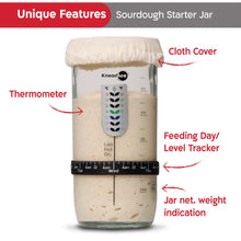 Load image into Gallery viewer, Sourdough Starter Jar with Thermometer | 700ml