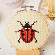 Load image into Gallery viewer, Ladybug Cross Stitch Kit