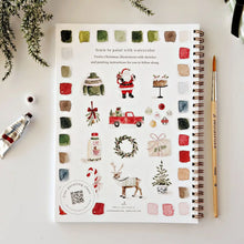 Load image into Gallery viewer, Watercolour Workbook | Christmas Book 2