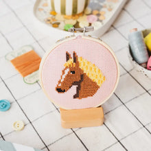 Load image into Gallery viewer, Horse Cross Stitch Kit