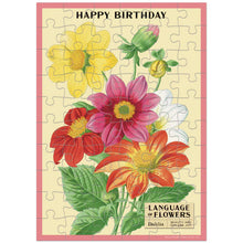 Load image into Gallery viewer, Language of Flowers Puzzle Greeting Card | 60 Pieces