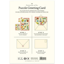 Load image into Gallery viewer, Wildflowers Puzzle Greeting Card | 60 Pieces