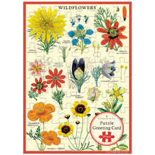 Load image into Gallery viewer, Wildflowers Puzzle Greeting Card | 60 Pieces