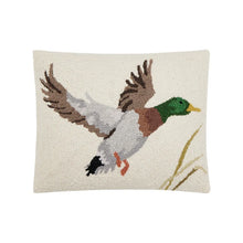 Load image into Gallery viewer, Mallard Wool Hook Throw Pillow | 16"x20"