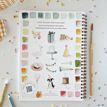 Load image into Gallery viewer, Watercolour Workbook | Celebrate