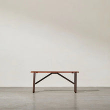 Load image into Gallery viewer, Indian Wood and Iron Bench