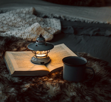 Load image into Gallery viewer, Edison Mini Lantern | Slate Gray