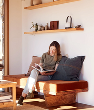 Load image into Gallery viewer, Camp In Cushion | Coal