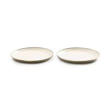 Load image into Gallery viewer, Enamel Deep Plates Set of 2 | 2 Tone Olive Drab