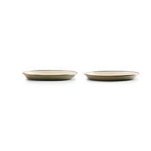 Load image into Gallery viewer, Side Plates Set of 2 | 2 Tone Olive Drab