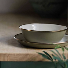 Load image into Gallery viewer, Side Plates Set of 2 | 2 Tone Olive Drab
