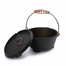 Load image into Gallery viewer, Polished Dutch Oven 4 Qt Cast Iron