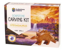 Load image into Gallery viewer, Soapstone Carving Kit | Stegosaurus