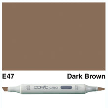 Load image into Gallery viewer, Copic Ciao | Dark Brown E47