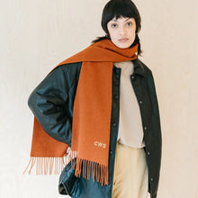 Load image into Gallery viewer, Lambswool Scarf | Rust Melange