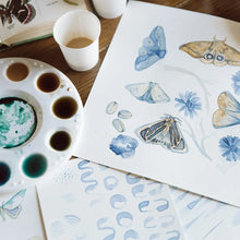 Load image into Gallery viewer, Paint With Coffee and Tea | Art Kit with Video Lesson