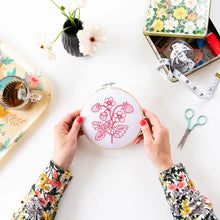Load image into Gallery viewer, Strawberry Embroidery Hoop Kit