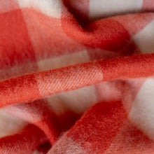 Load image into Gallery viewer, Lambswool Scarf | Orange Gingham