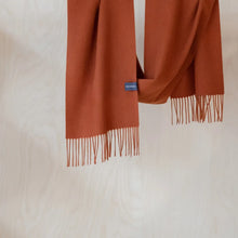 Load image into Gallery viewer, Lambswool Scarf | Rust Melange