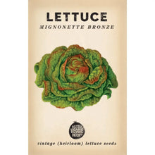 Load image into Gallery viewer, Lettuce Heirloom Seeds | Mignonette Bronza