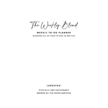 Load image into Gallery viewer, The Weekly Blend Undated Weekly Planner | Green