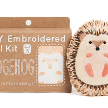 Load image into Gallery viewer, Hedgehog Embroidered Doll Kit