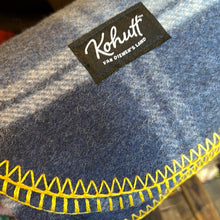 Load image into Gallery viewer, Wool Army Camp Blanket | Ocean Tartan