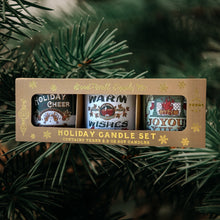 Load image into Gallery viewer, Seasons Greetings Holiday Candle Gift Set

