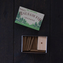 Load image into Gallery viewer, Balsam Fir Tall Incense Sticks and Holder

