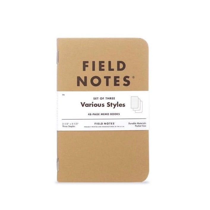 Left -Handed Original Kraft Notebook | Pack of 3