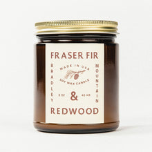 Load image into Gallery viewer, Fraser Fir & Redwood Candle