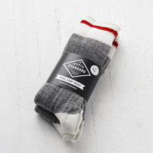 Load image into Gallery viewer, Wool Camp Sock 2 pack | Red