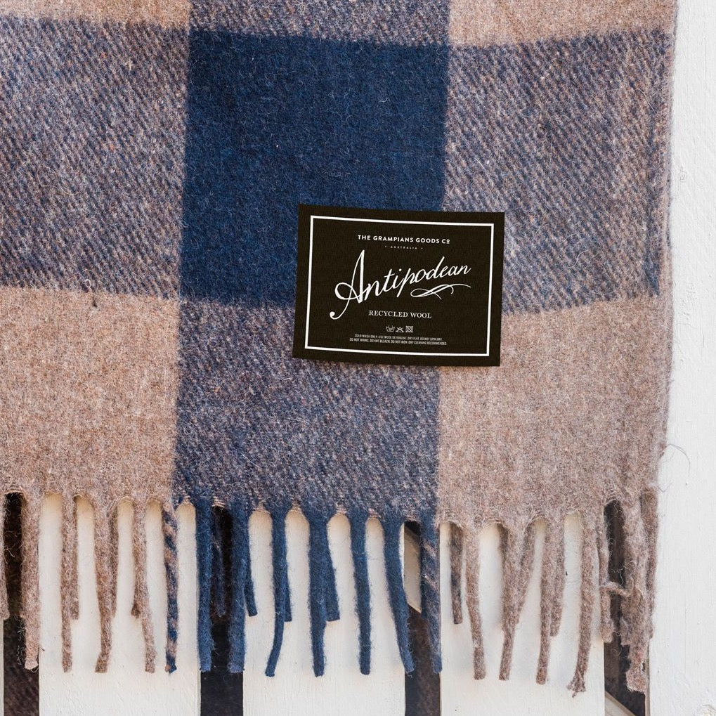 Recycled Wool Scottish Tartan Blanket | Bellfield