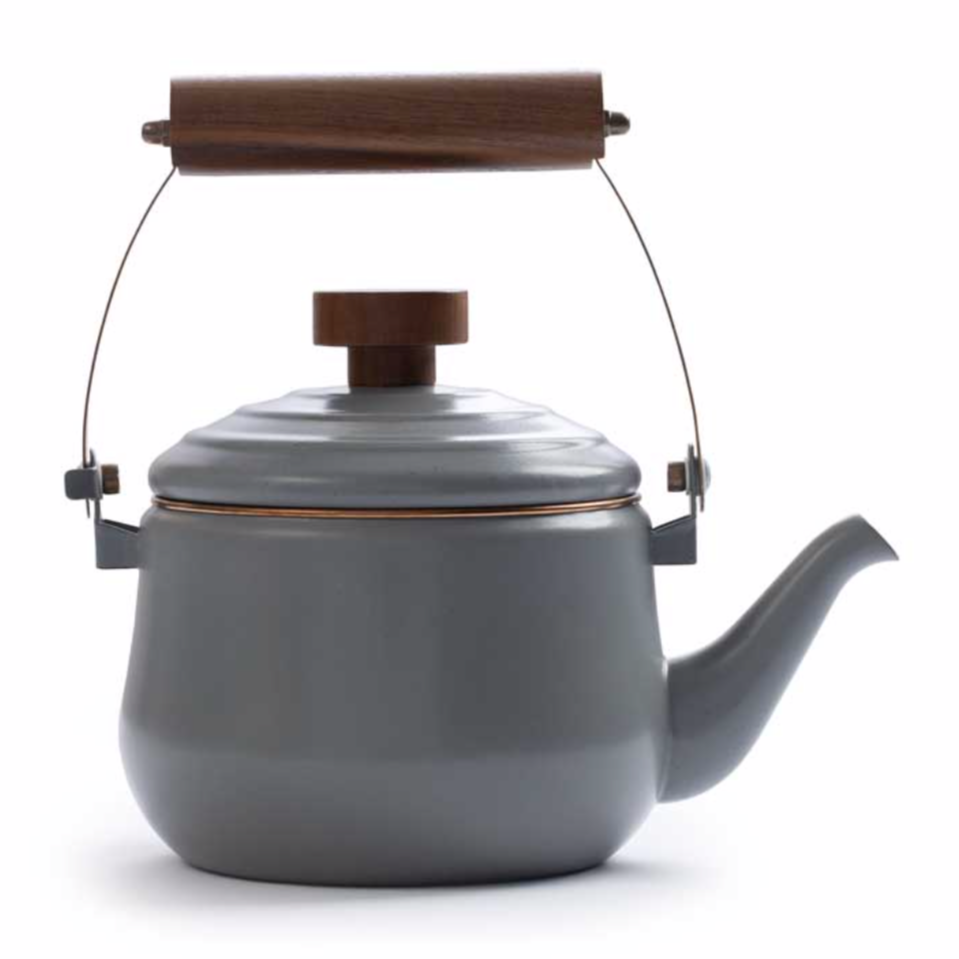 Enamel Teapot | Slate Grey