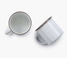Load image into Gallery viewer, Enamel Cup Set of 2 | Eggshell