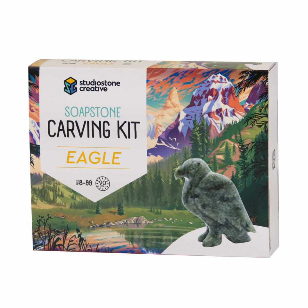 Soapstone Carving Kit | Eagle