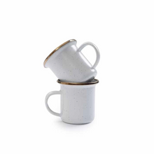 Load image into Gallery viewer, Espresso Enamel Cup Set of 2 | Eggshell