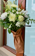 Load image into Gallery viewer, Canvas Flower Bouquet Holder | Tan