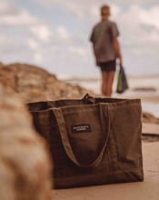 Load image into Gallery viewer, Large Wax Utility Bag | Bush