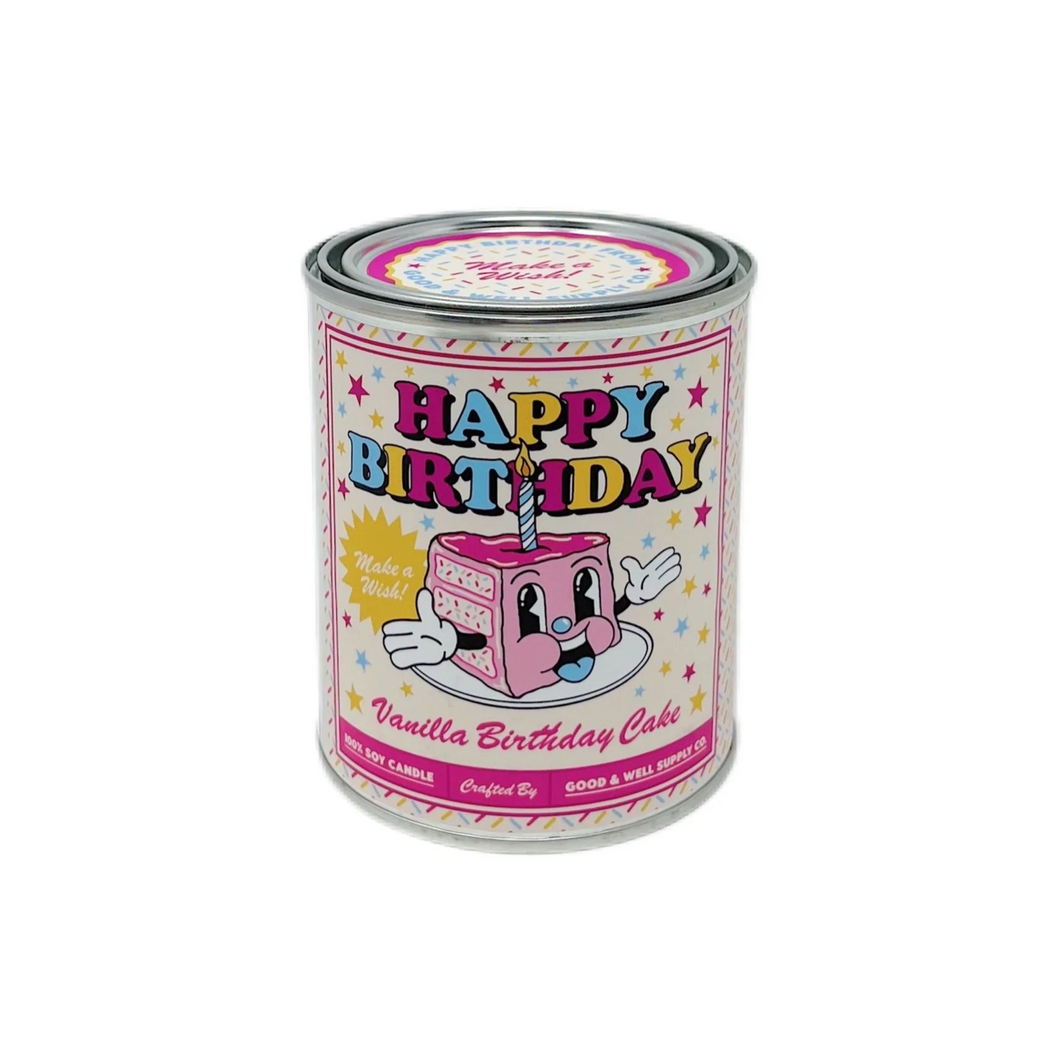 Happy Birthday Candle with Sprinkles