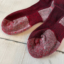 Load image into Gallery viewer, Merino Wool Trail Sock | Burgundy