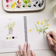 Load image into Gallery viewer, Watercolour Workbook | Flowers
