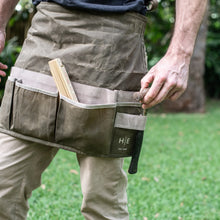 Load image into Gallery viewer, Waxed Canvas Half Apron
